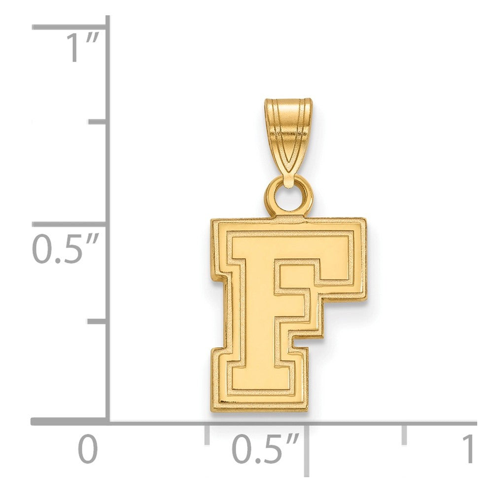 14K Gold Fordham University Small Pendant