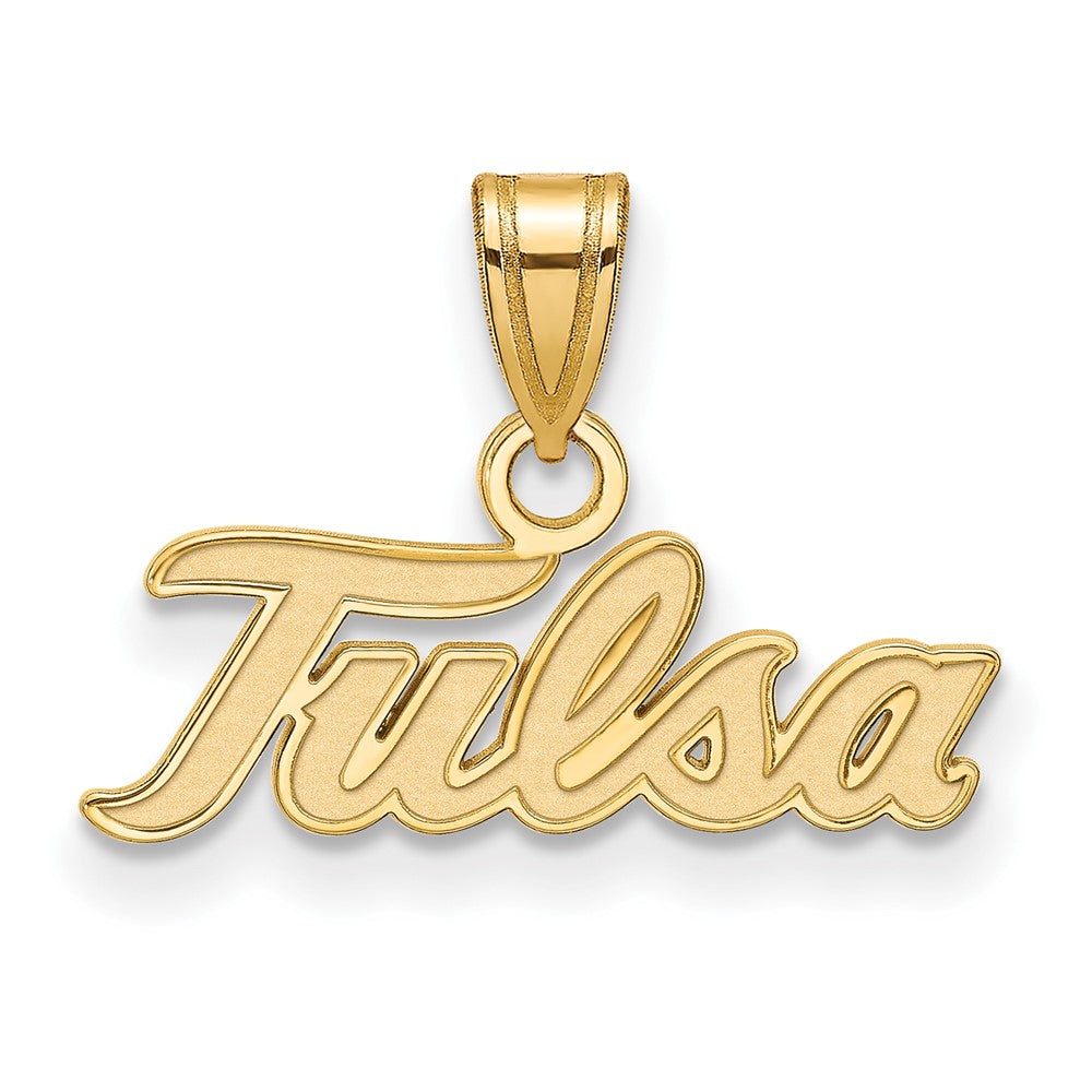 10K Gold University of Tulsa Small Pendant