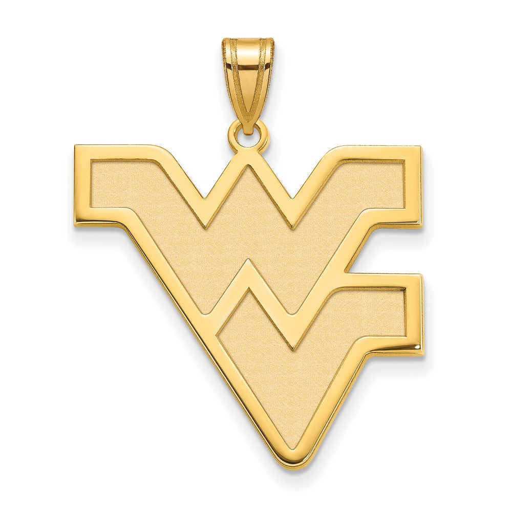 14K Gold West Virginia University XL Pendant