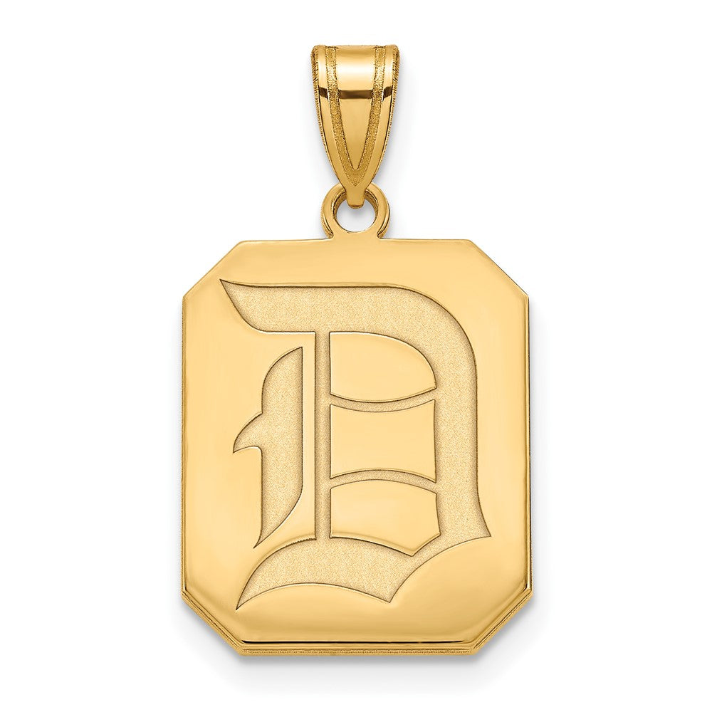 10K Gold Duquesne University Large Pendant
