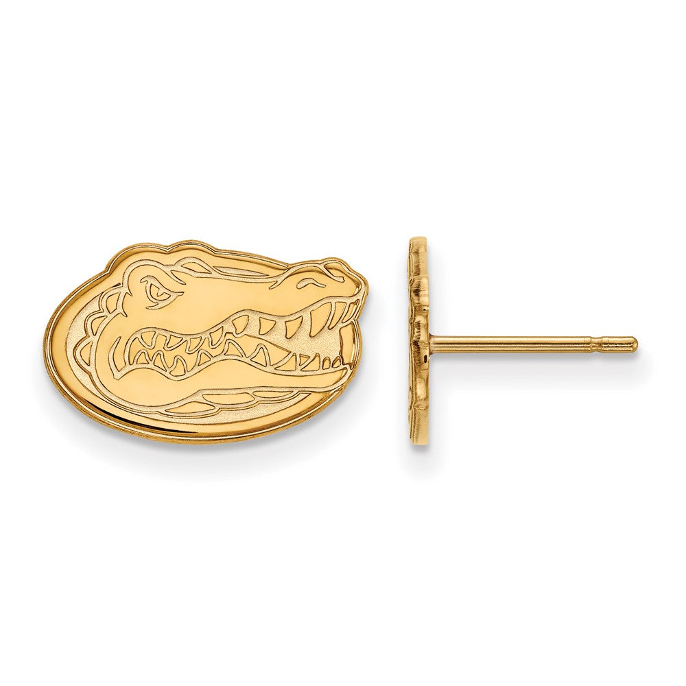 Sterling Silver Gold-plated University of Florida XS Post Earrings