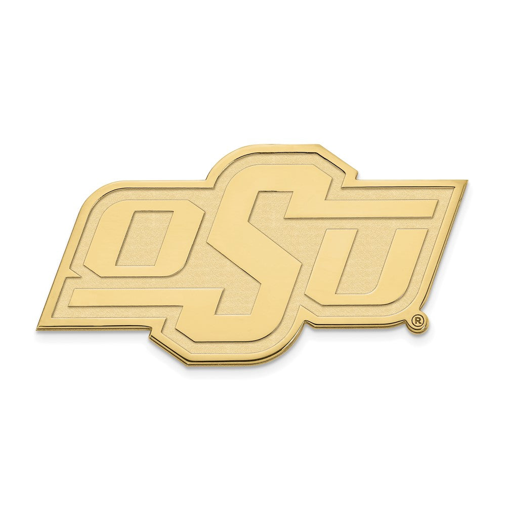 Sterling Silver Gold-plated Oklahoma State University Lapel Pin