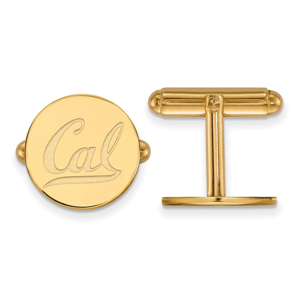 Sterling Silver Gold-plated U. of California Berkeley Cuff Links
