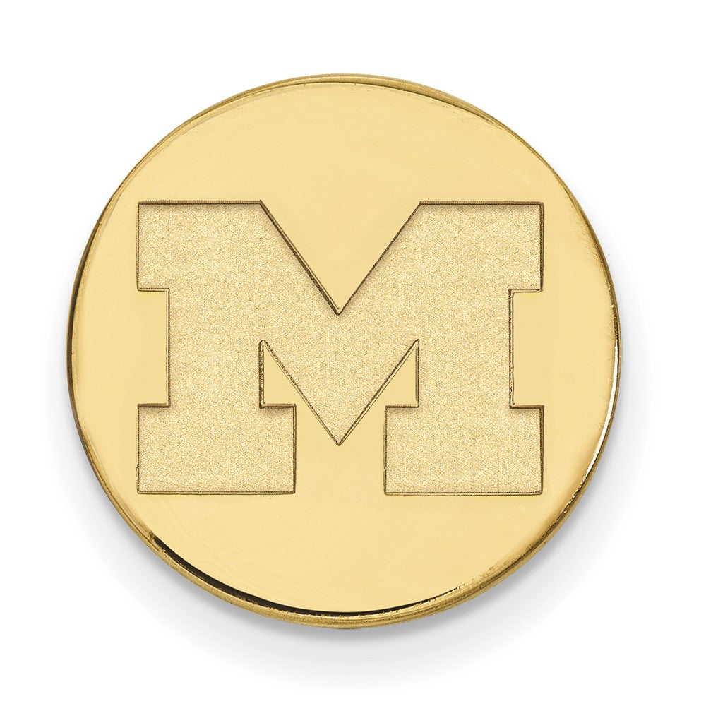 Sterling Silver Gold-plated University of Michigan Lapel Pin