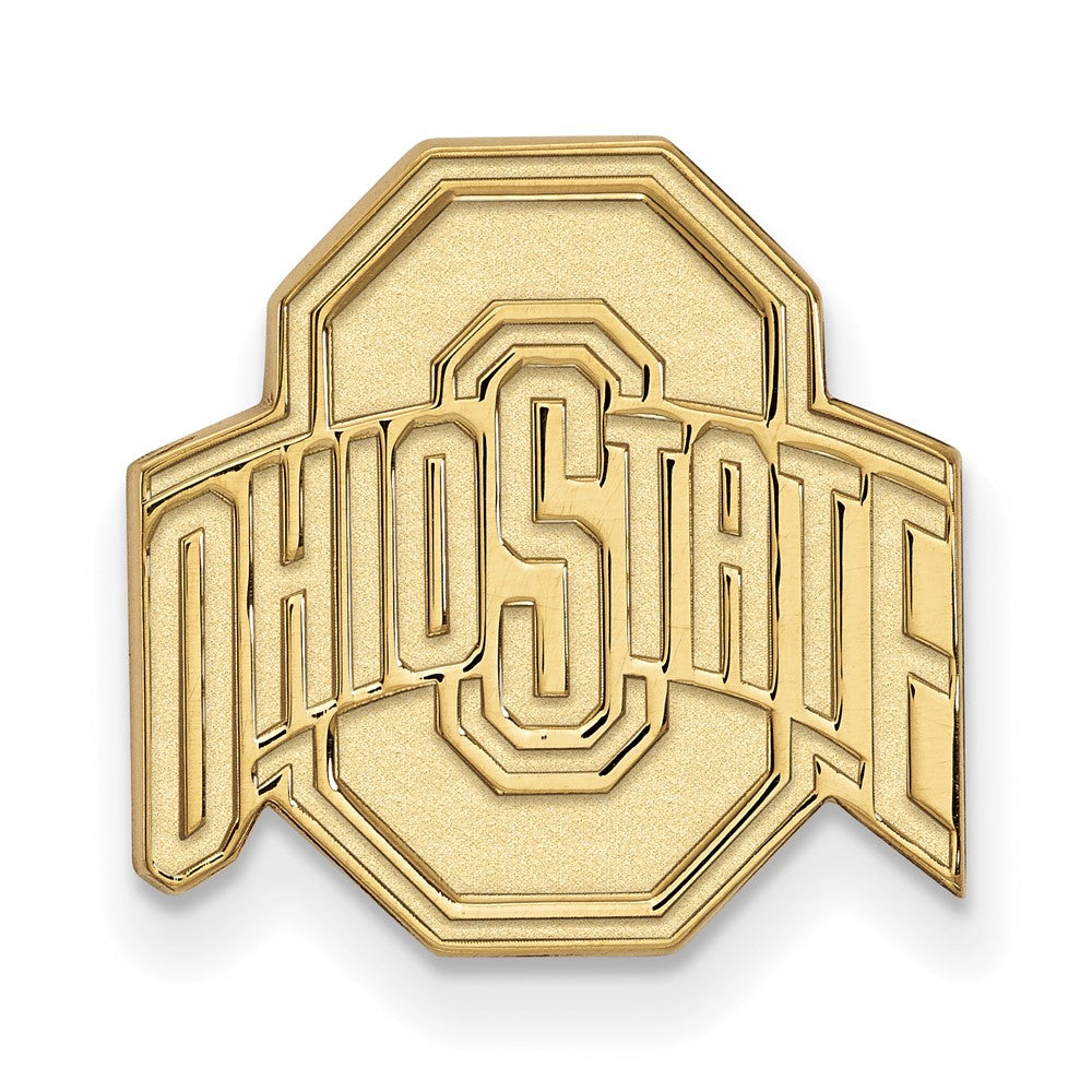 Sterling Silver Gold-plated Ohio State University Lapel Pin
