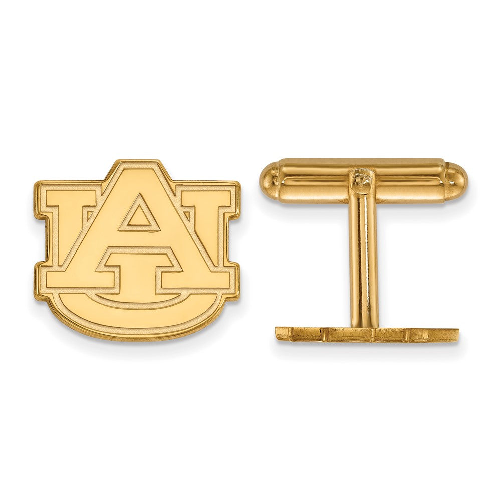 Sterling Silver Gold-plated Auburn University Cuff Links