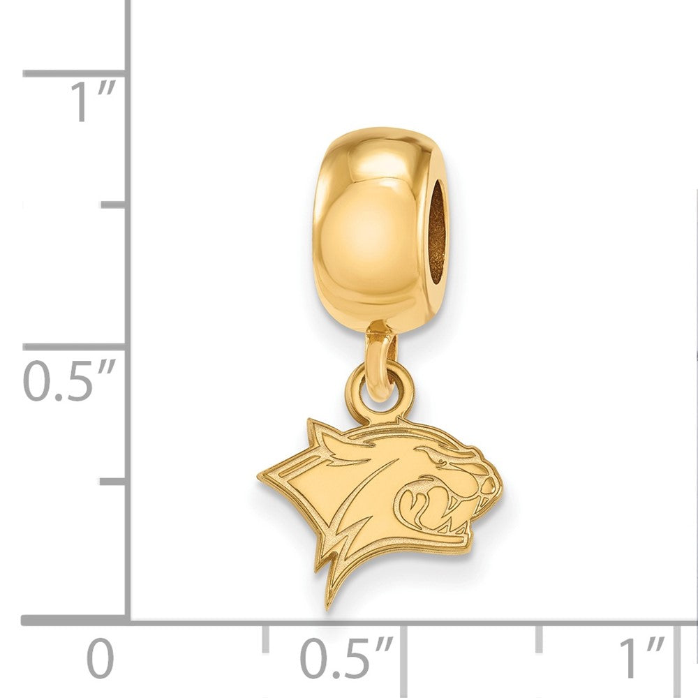 Sterling Silver Gold-plated U. of New Hampshire XS Dangle Bead