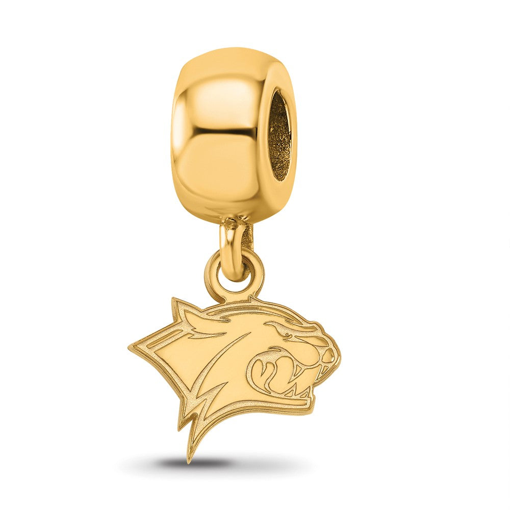 Sterling Silver Gold-plated U. of New Hampshire XS Dangle Bead