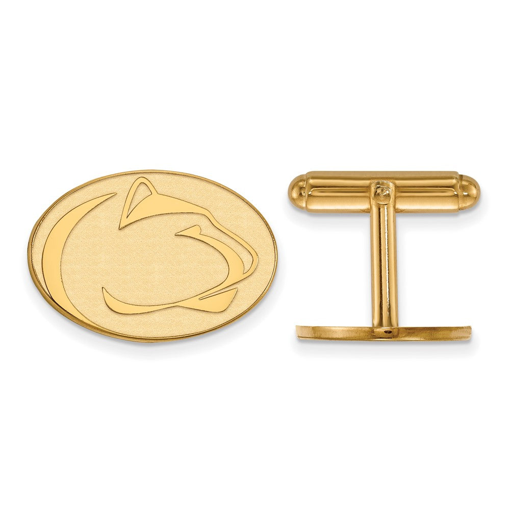 Sterling Silver Gold-plated Penn State University Cuff Links