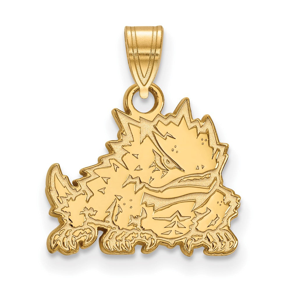 10K Gold Texas Christian University Small Pendant