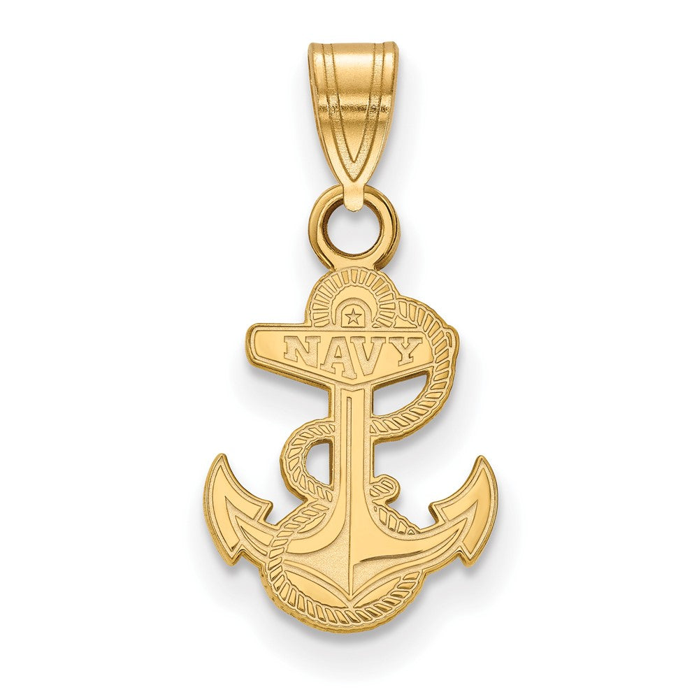 10K Gold US Naval Academy Small Pendant