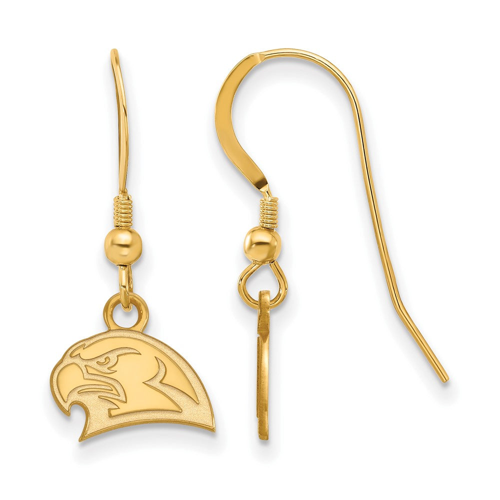 Sterling Silver Gold-plated Miami University XS Dangle Earrings