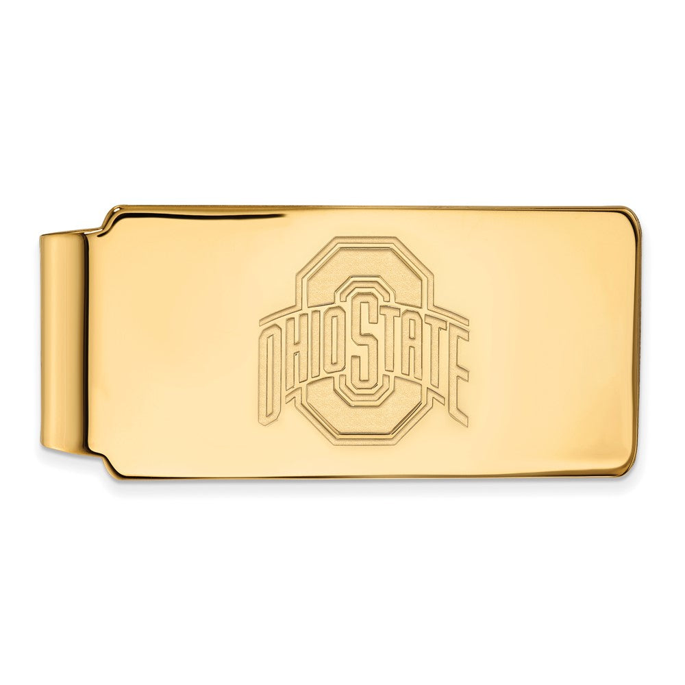 Sterling Silver Gold-plated Ohio State University Money Clip