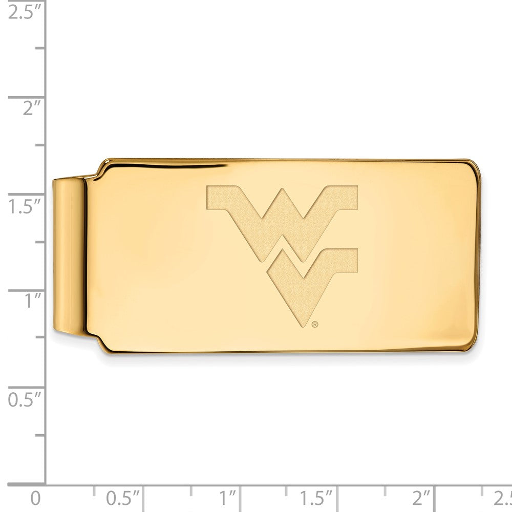 Sterling Silver Gold-plated West Virginia University Money Clip