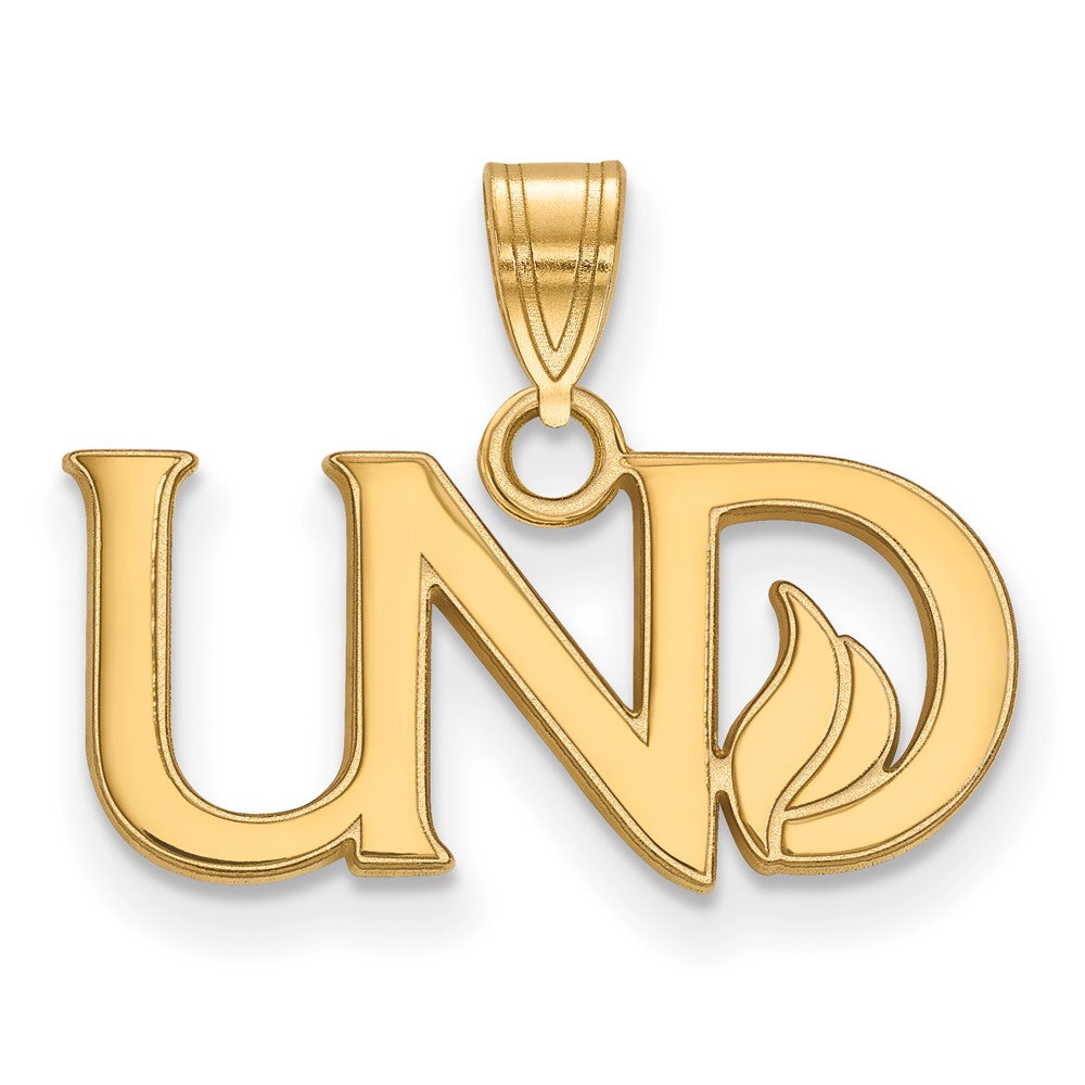 10K Gold University of North Dakota Small Pendant