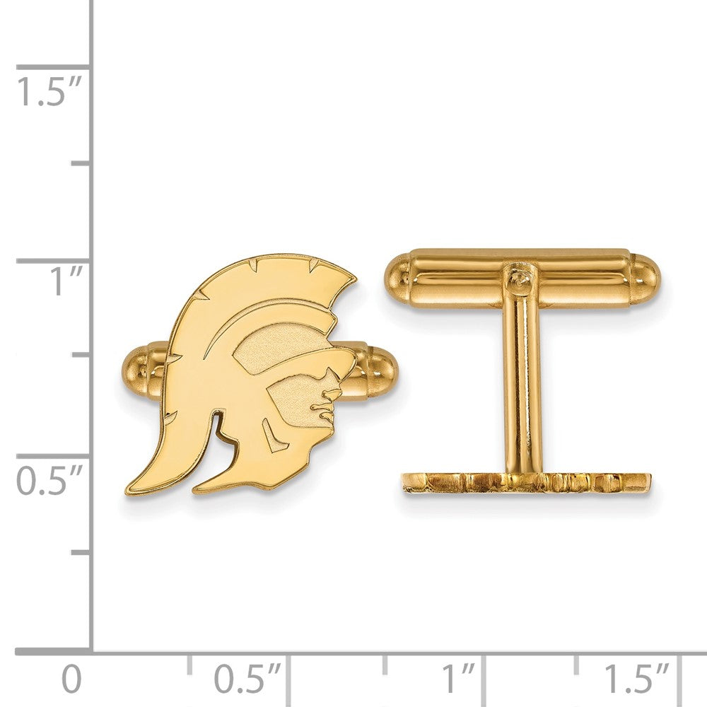 Sterling Silver Gold-plated University of Southern California Cuff Links