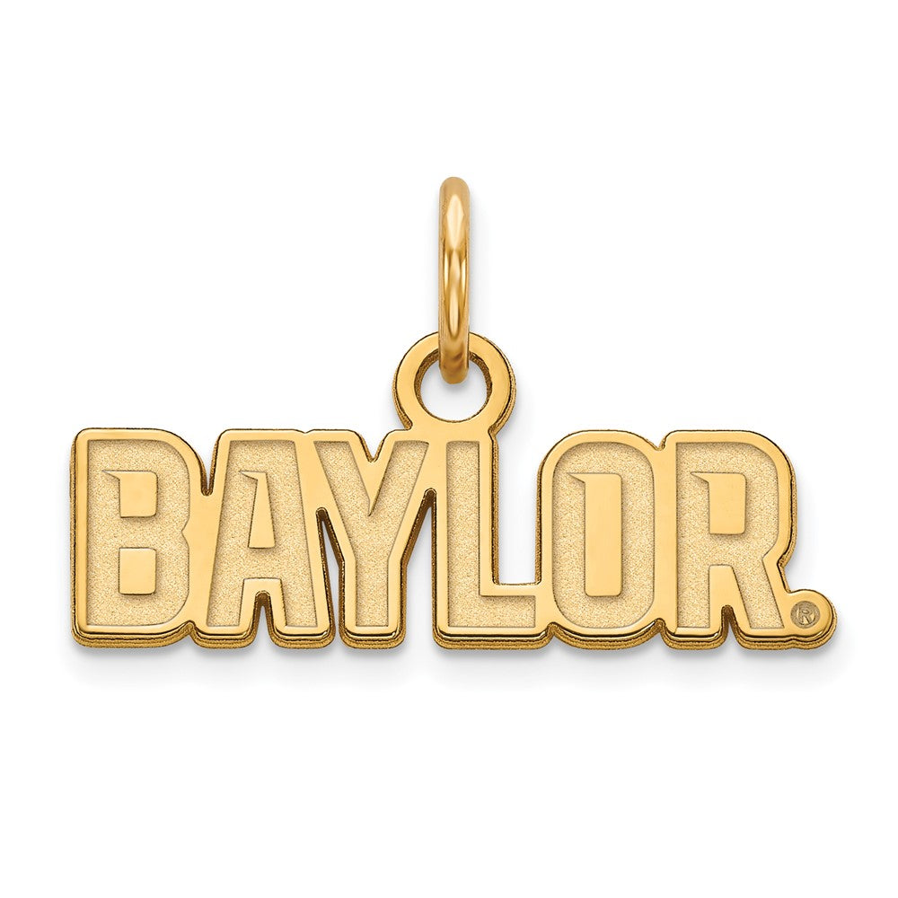 10K Gold Baylor University XS Pendant
