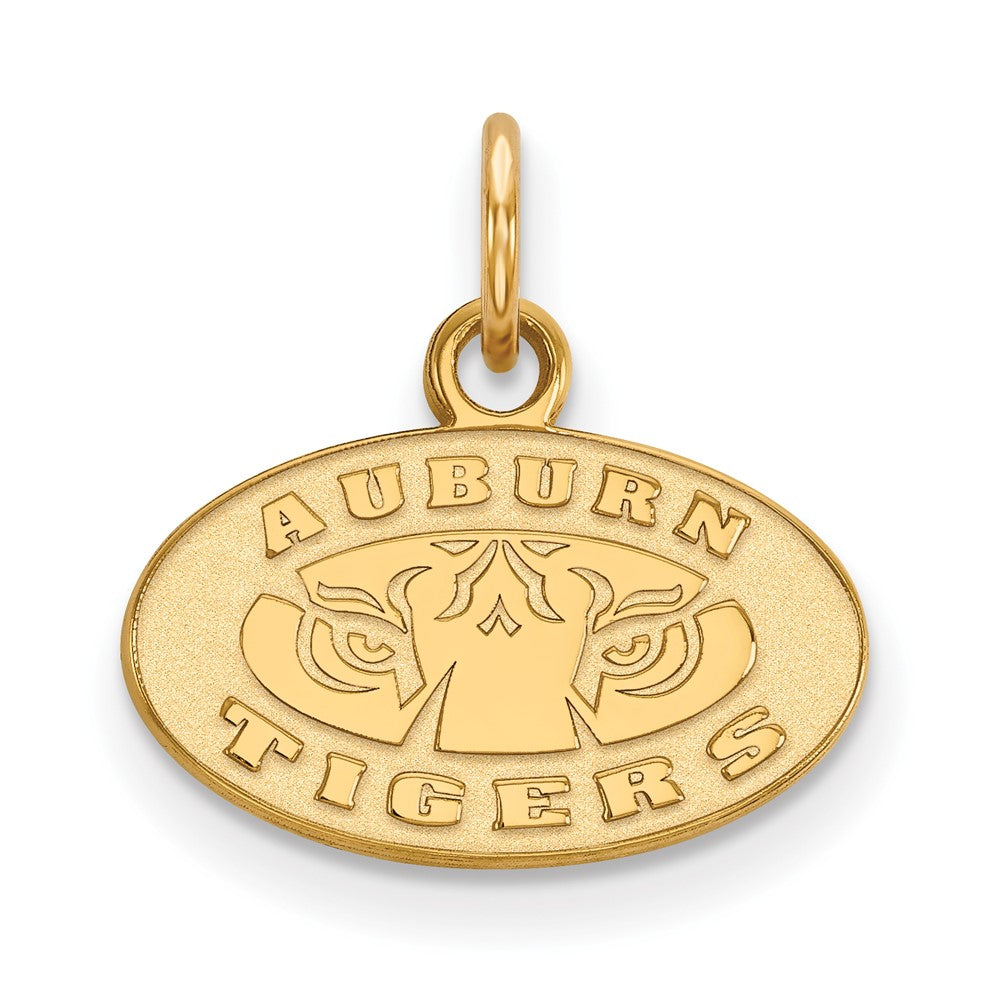 Sterling Silver Gold-plated Auburn Tigers XS Pendant