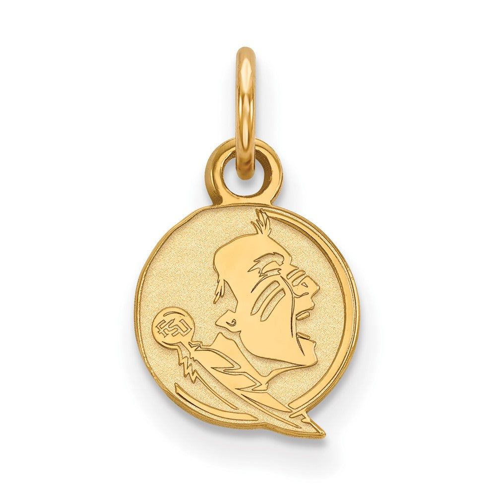 14K Gold Florida State University XS Pendant
