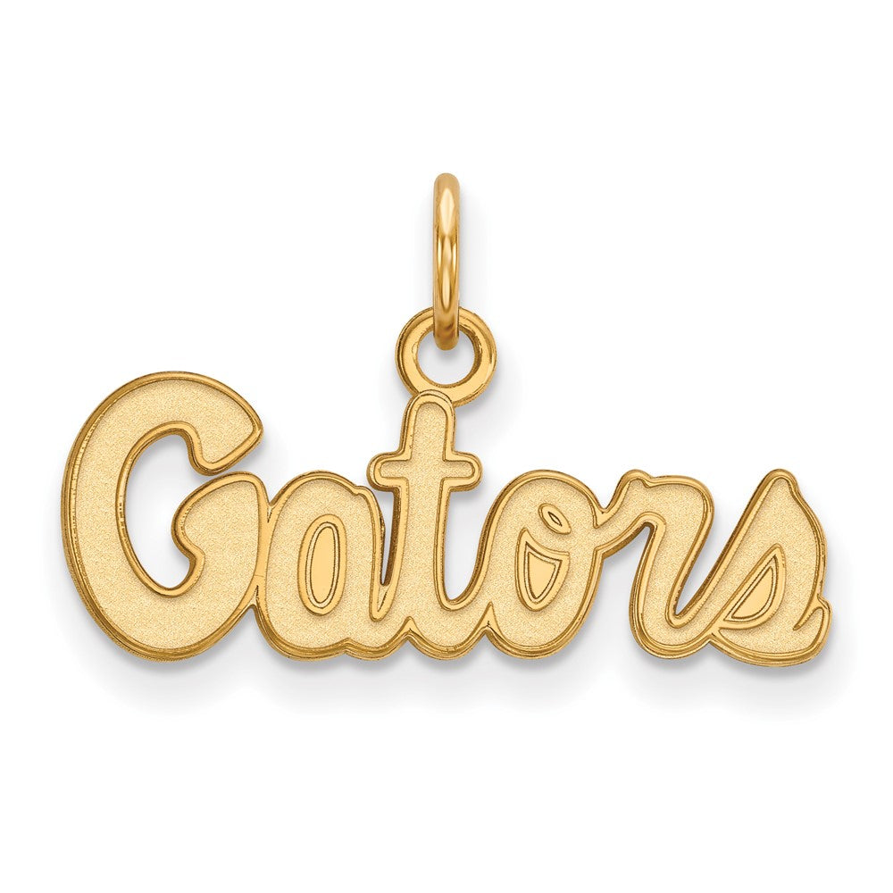 10K Gold University of Florida Gators Script XS Pendant