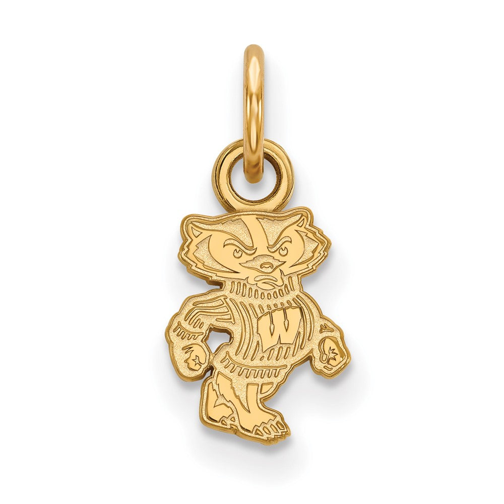 14K Gold University of Wisconsin XS Pendant