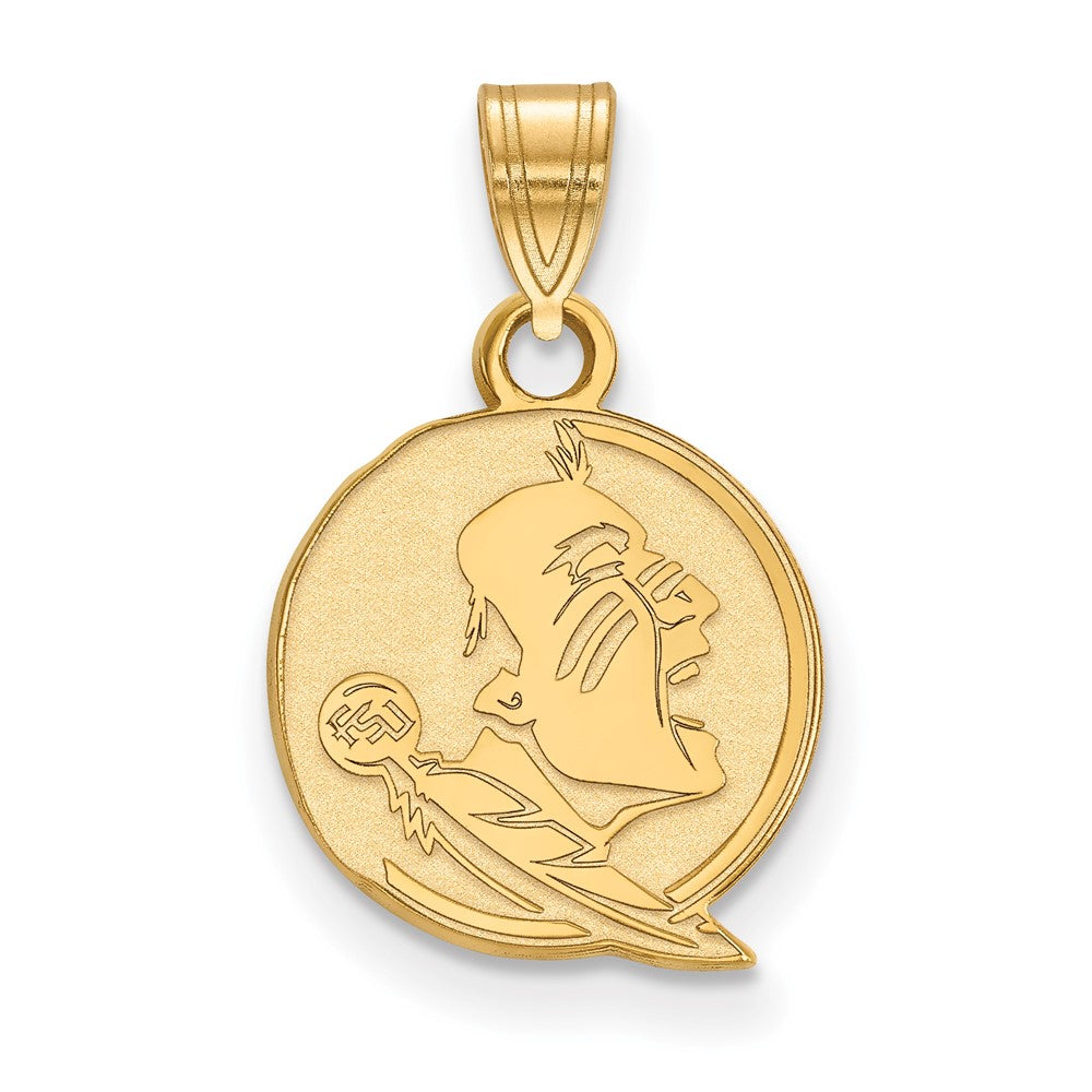 14K Gold Florida State University Small Pendant