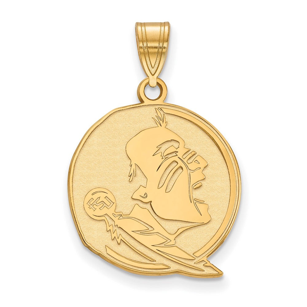 10K Gold Florida State University Large Pendant