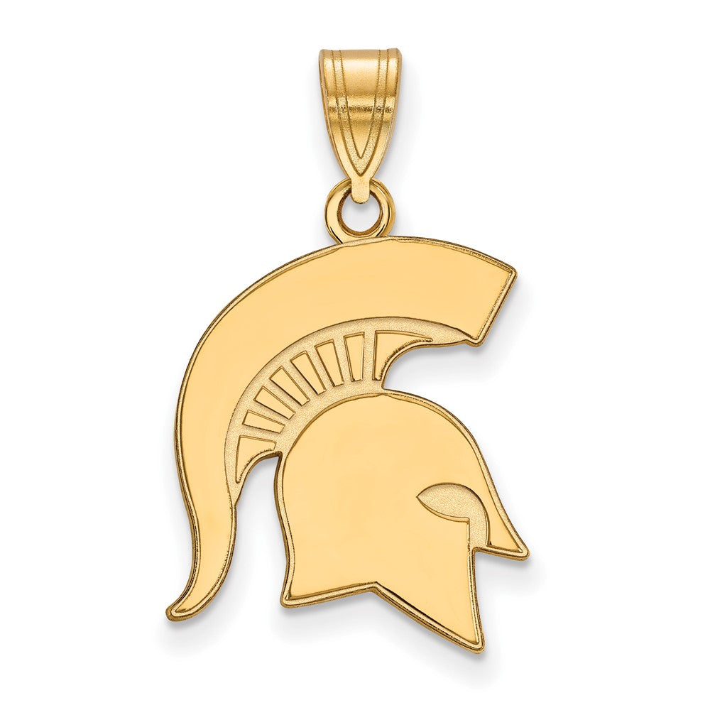 14K Gold Michigan State University Large Pendant