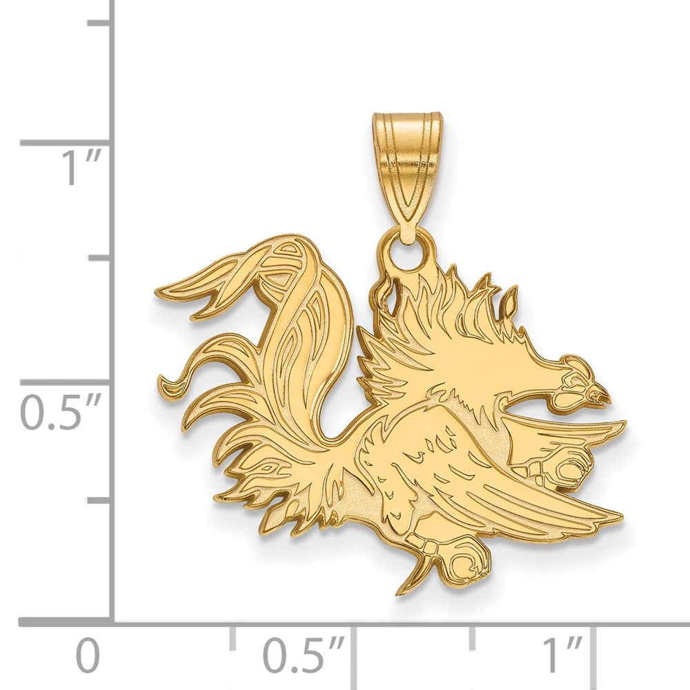 10K Gold University of South Carolina Large Pendant