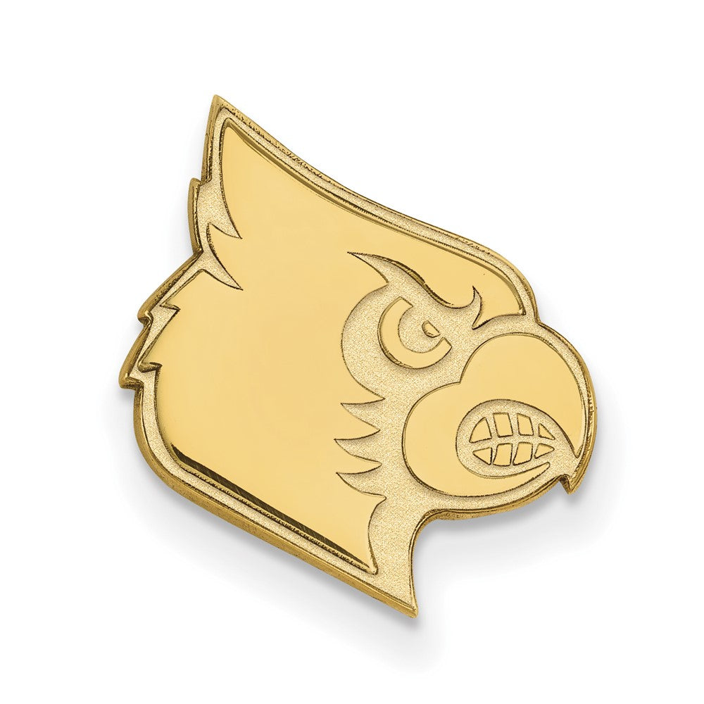 Sterling Silver Gold-plated University of Louisville Lapel Pin