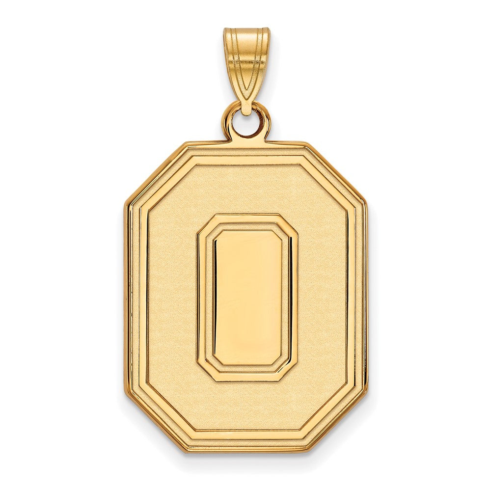 10K Gold Ohio State University XL Pendant