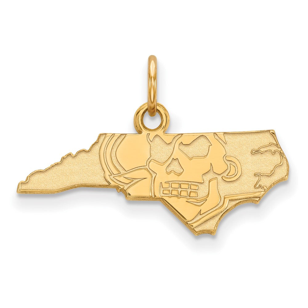 10K Gold East Carolina University XS Pendant
