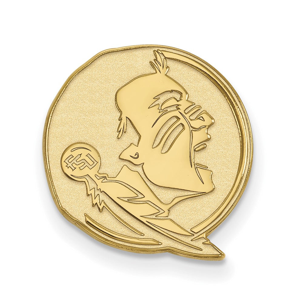 Sterling Silver Gold-plated Florida State University Lapel Pin