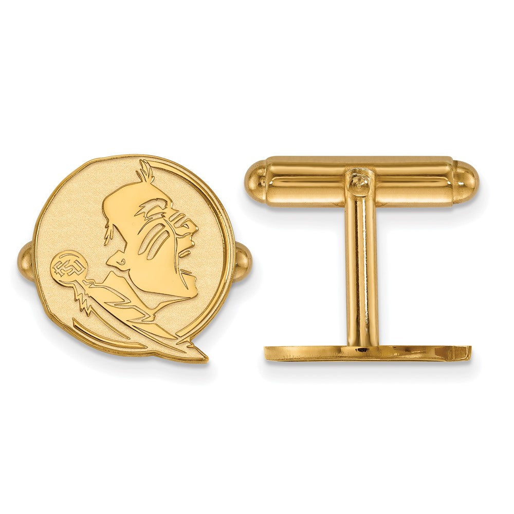Sterling Silver Gold-plated Florida State University Cuff Links