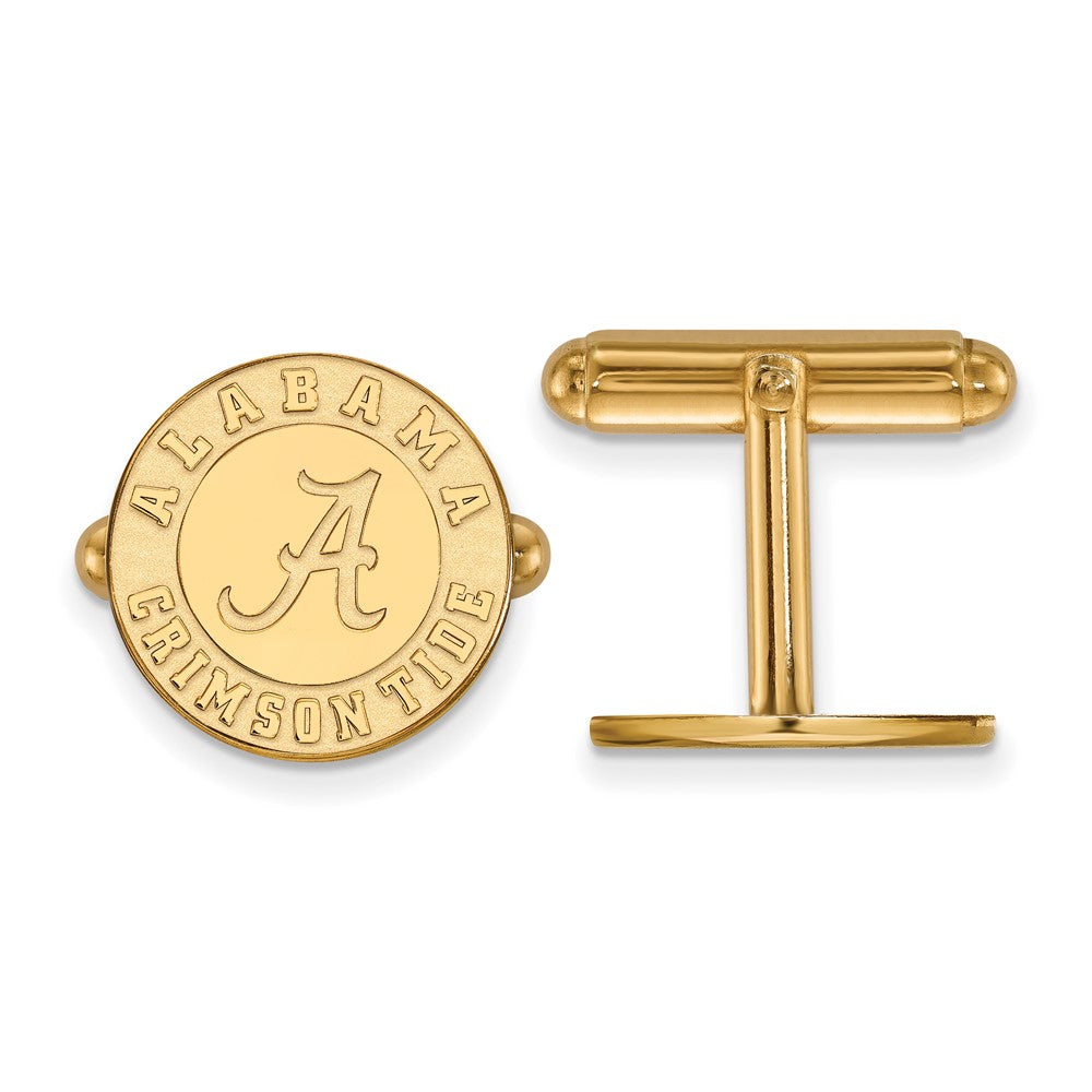 Sterling Silver Gold-plated University of Alabama Cuff Links
