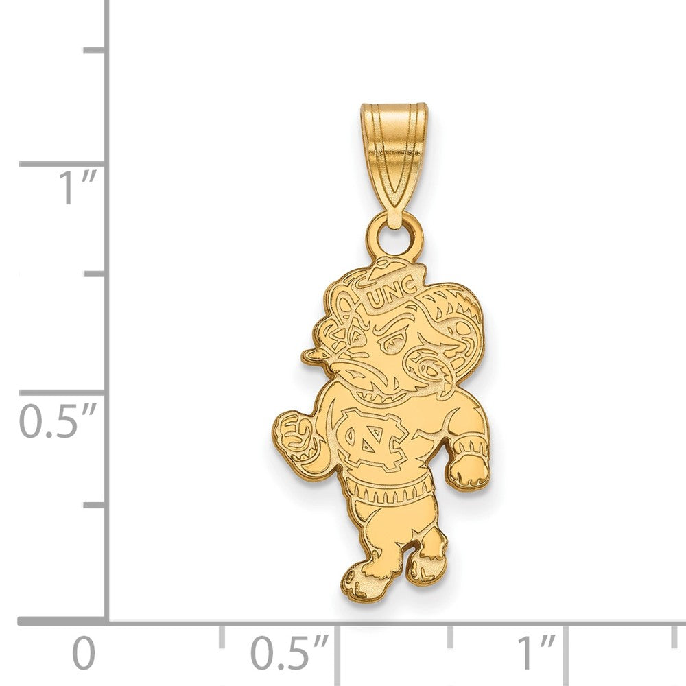 14K Gold University of North Carolina Large Pendant
