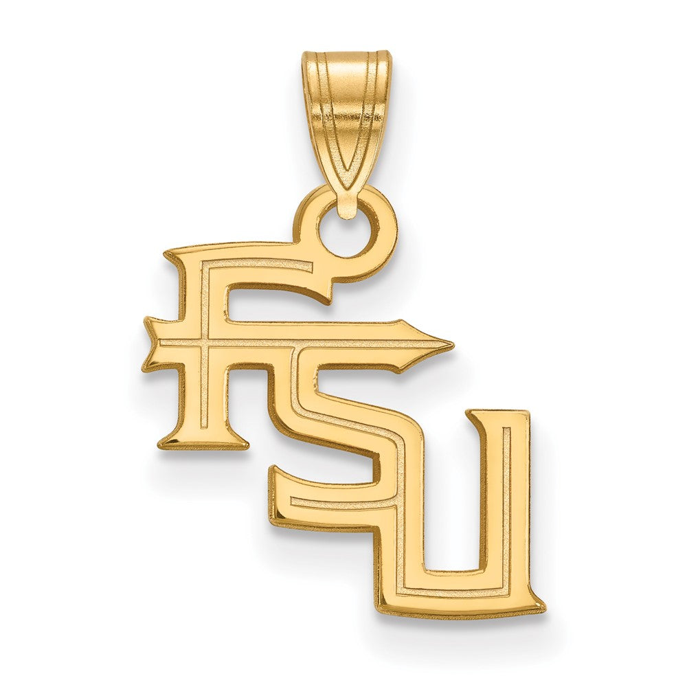 10K Gold Florida State University Small Pendant