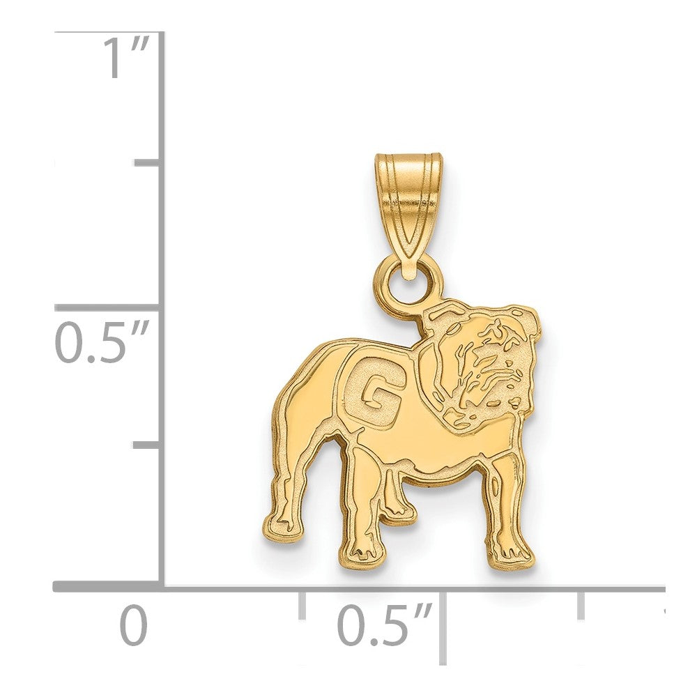 14K Gold University of Georgia Small Pendant