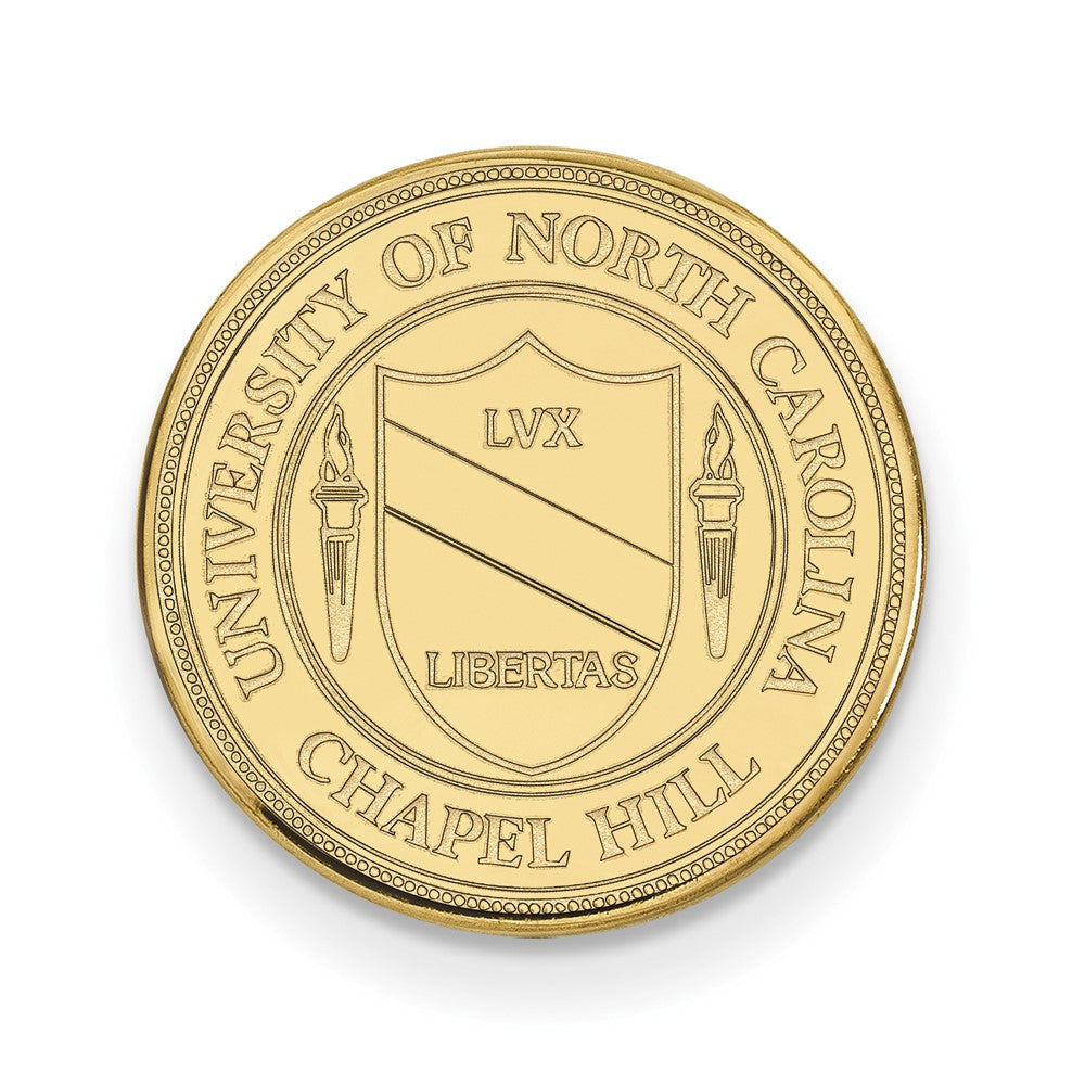 14K Gold University of North Carolina Crest Lapel Pin