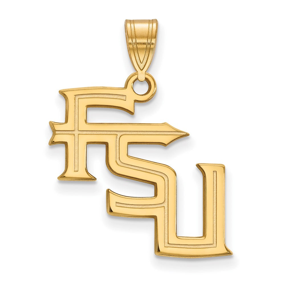 10K Gold Florida State University Large Pendant