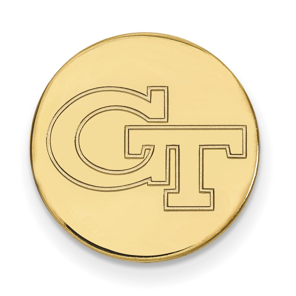 Sterling Silver Gold-plated Georgia Institute of Technology Lapel Pin