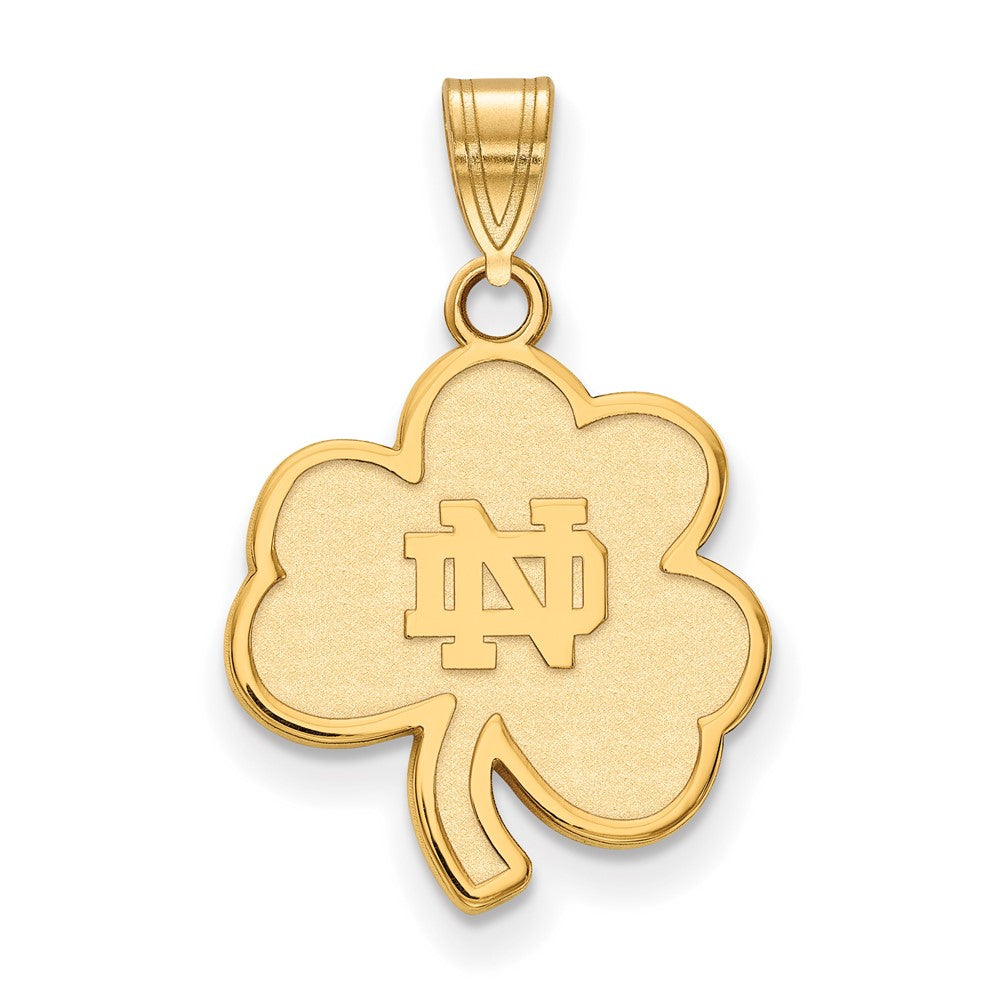 14K Gold University of Notre Dame Medium Pendant