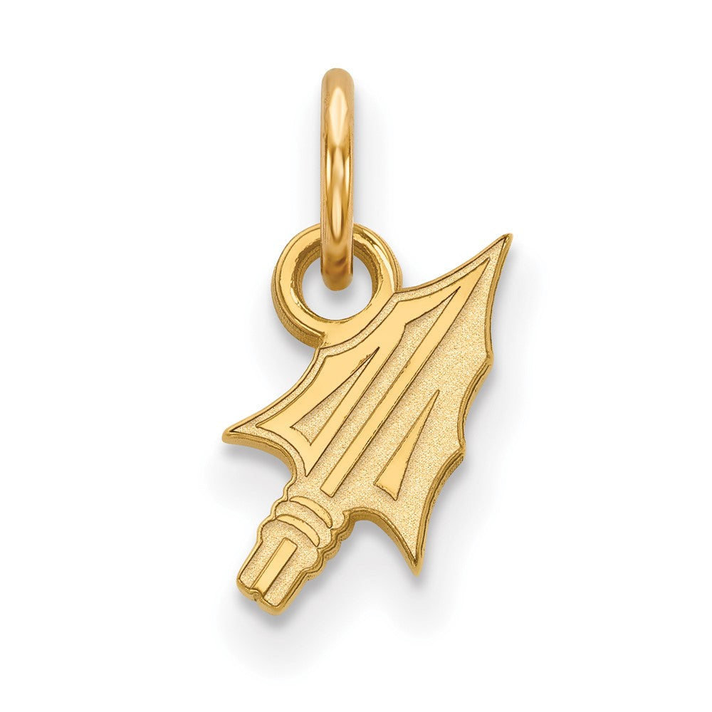 Sterling Silver Gold-plated Florida State University XS Pendant