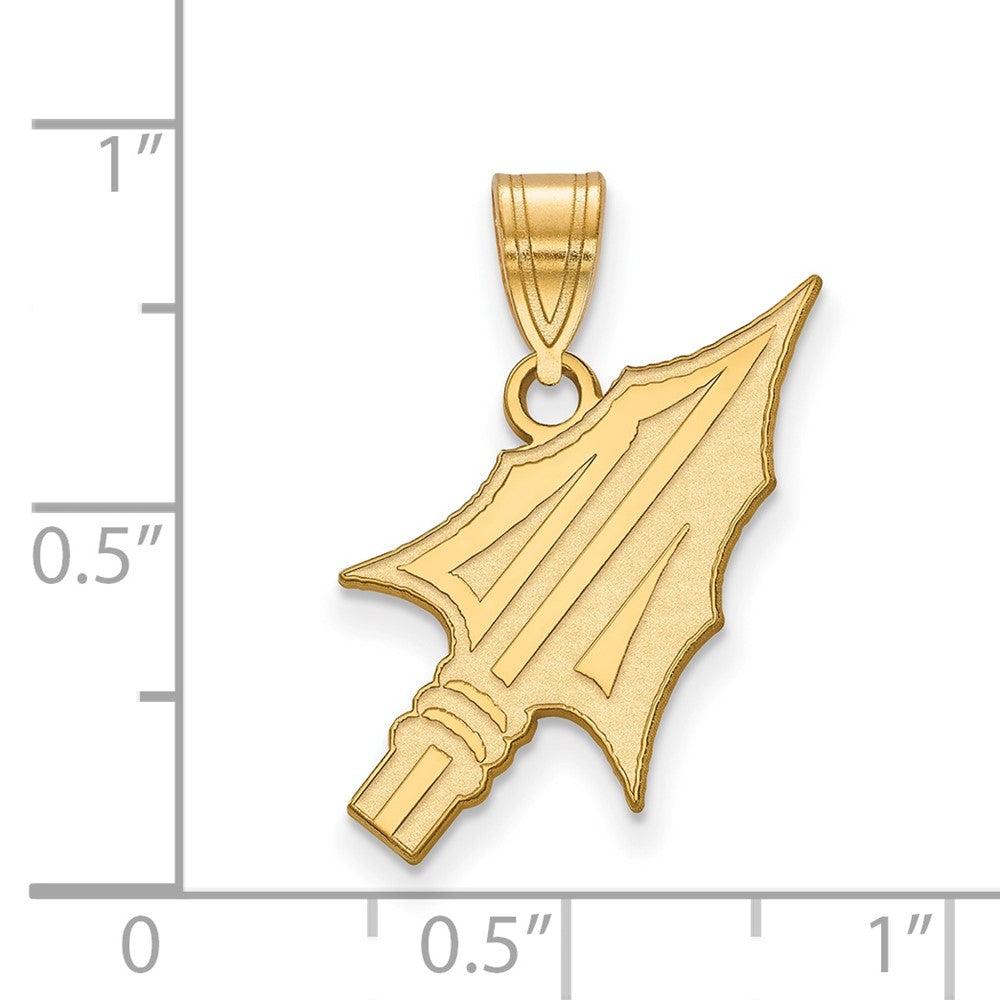 10K Gold Florida State University Large Pendant