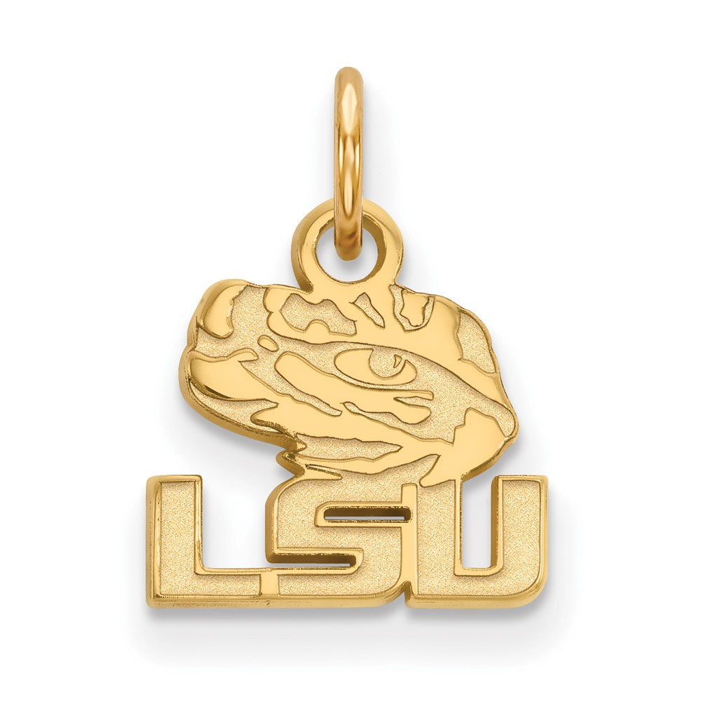 Sterling Silver Gold-plated Louisiana State University XS Pendant
