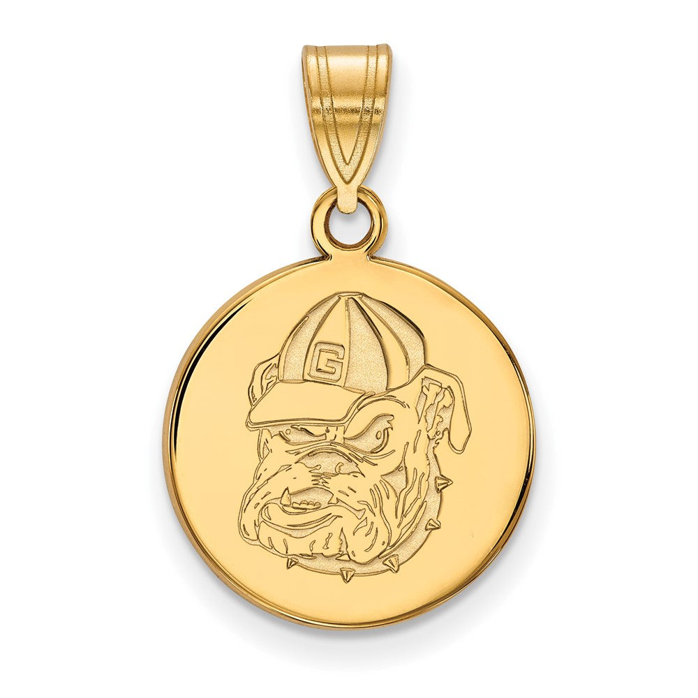 10K Gold University of Georgia Medium Pendant
