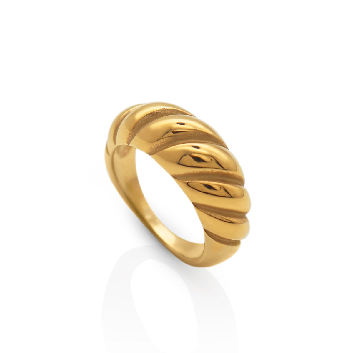 ALISSE 18K GOLD PLATED RING