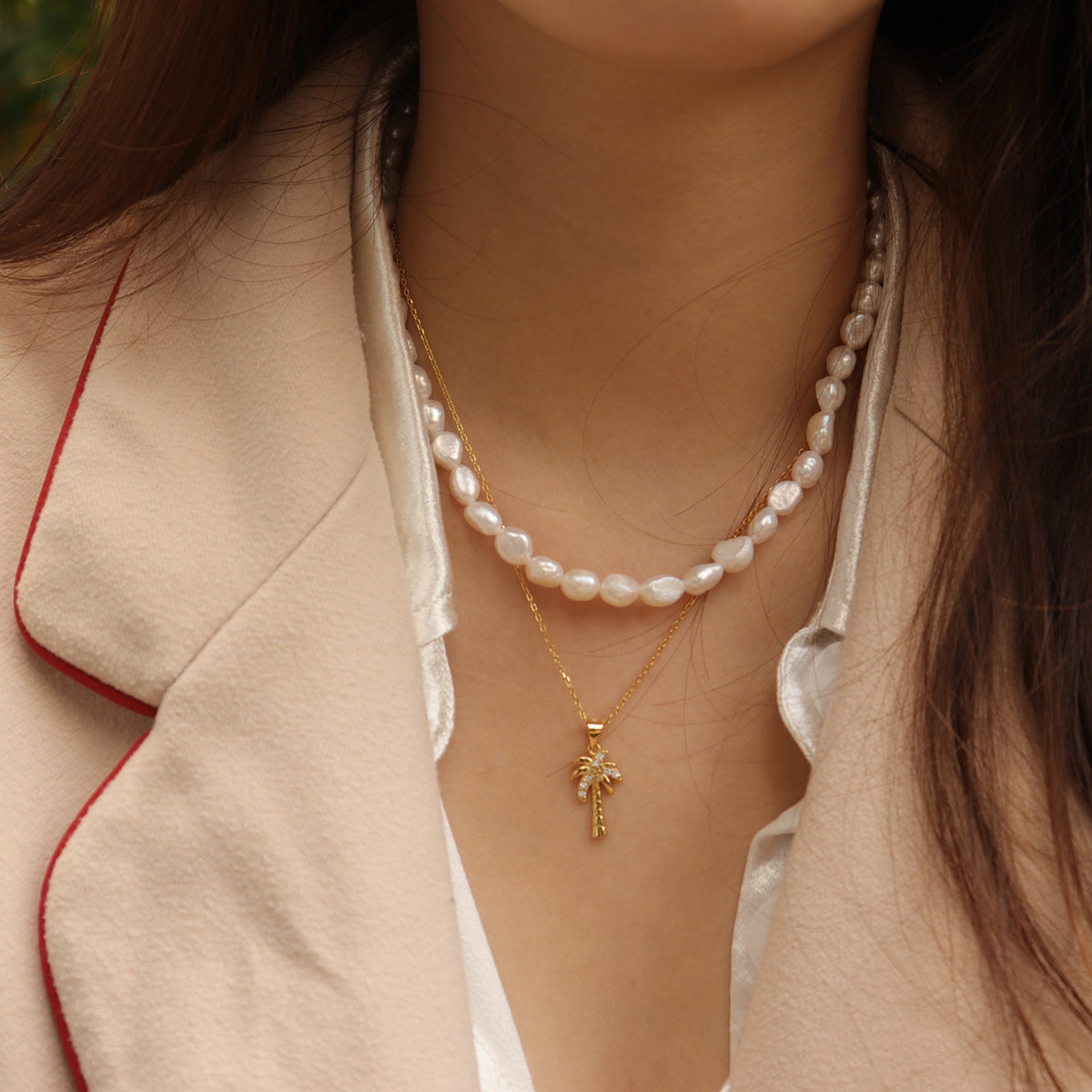 FAIR TALLY PALM NECKLACE