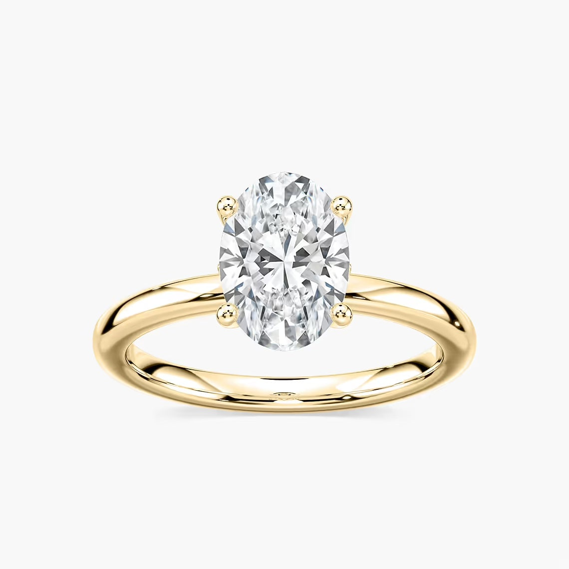 *Oval Traditional Solitaire