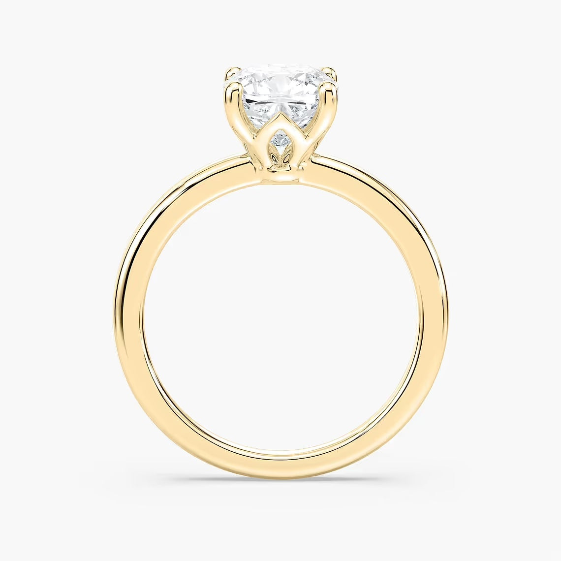*Cushion Traditional Solitaire